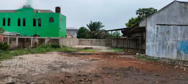 Tanah Pinggir Jalan Raya Jelupang Serpong dekat tol