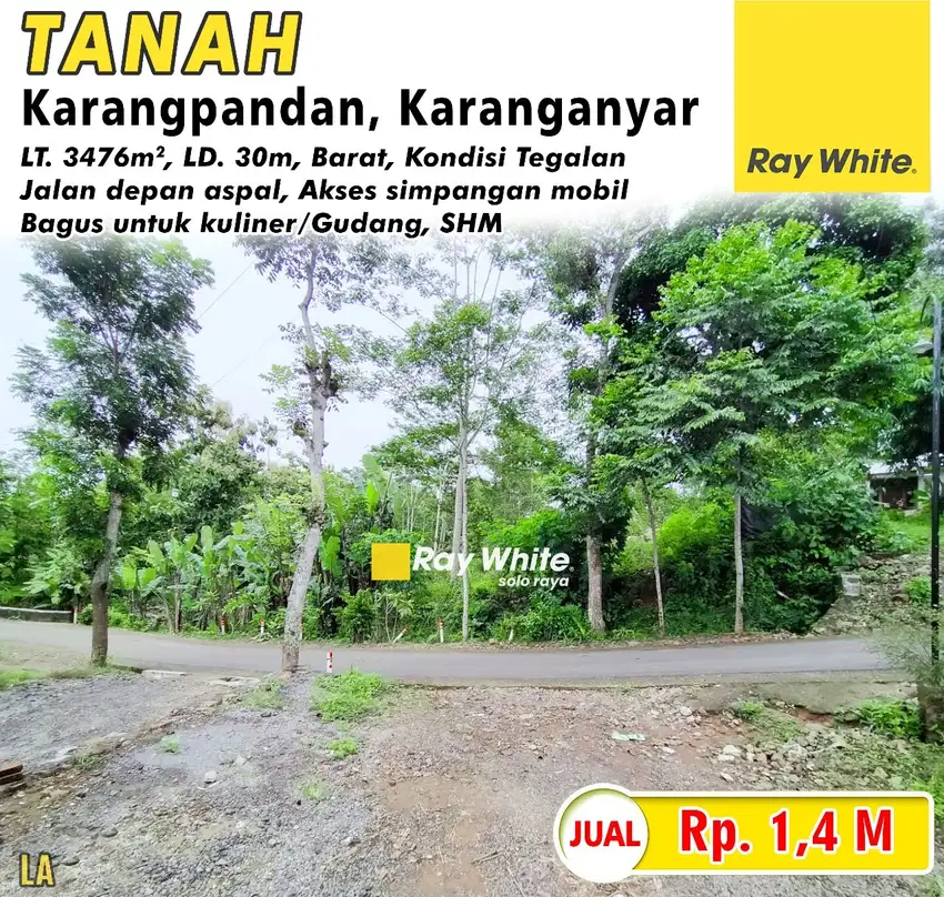 Dijual Tanah Karangpandan, Karanganyar