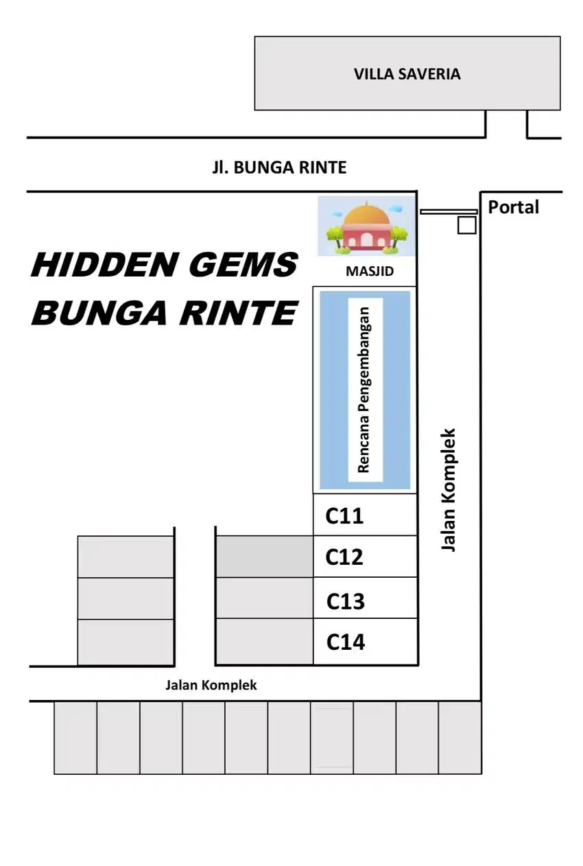 Rumah Cantik Murah Jl Bunga Rinte Medan