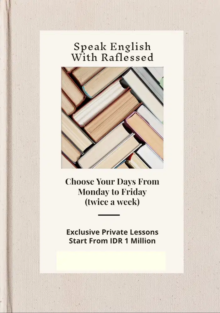 Khursus Private Exclusive Bahasa Inggris Area Jakarta