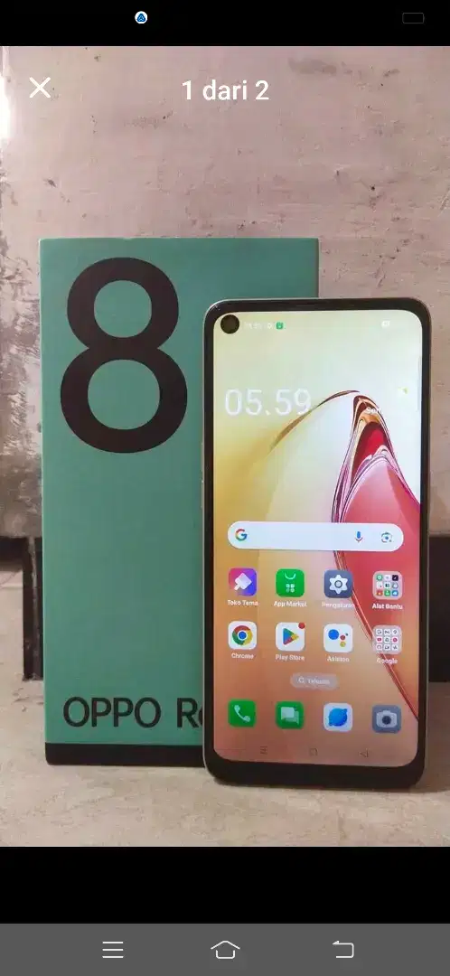 Oppo reno 8 ram 8/256gb