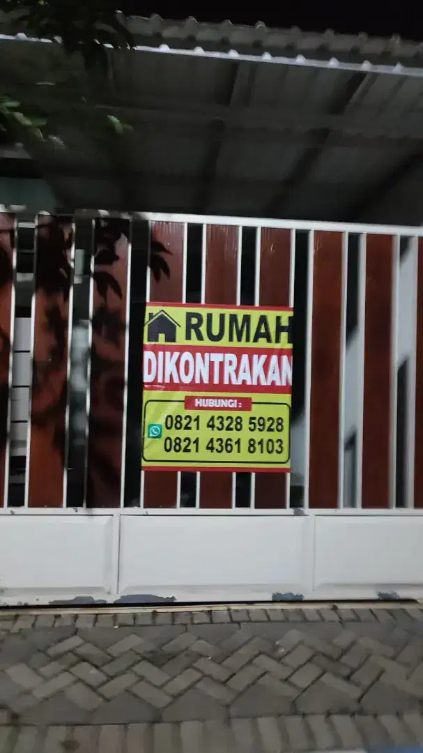 Dikontrakan rumah baru minimalis modern