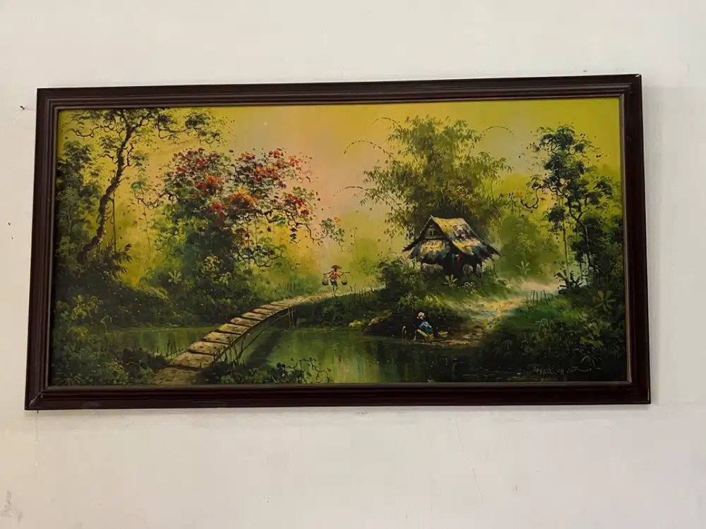 Lukisan Pemandangan Antik