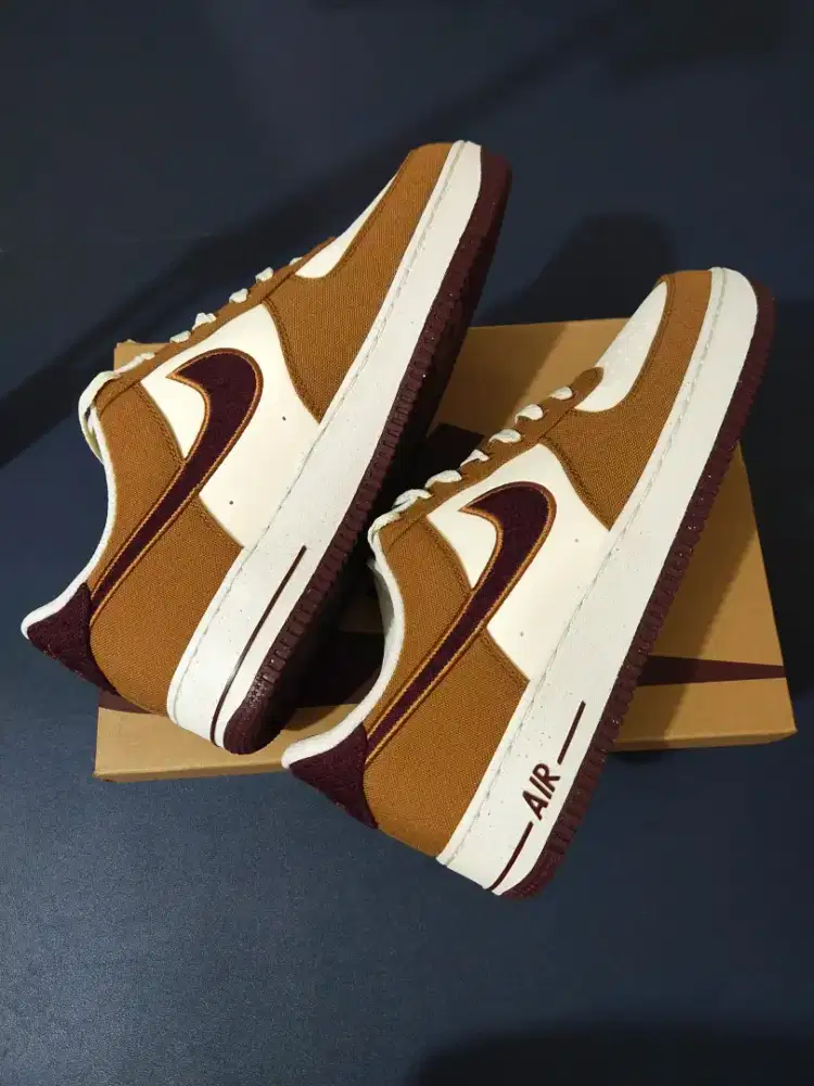 Sepatu Pria Terbaru Nike Air Force 1 '07 LV8 Lt. British Tan Keren