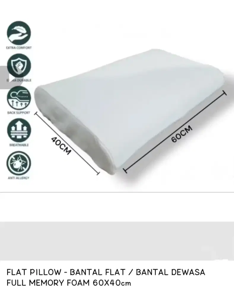 Bantal memori foam super empuk