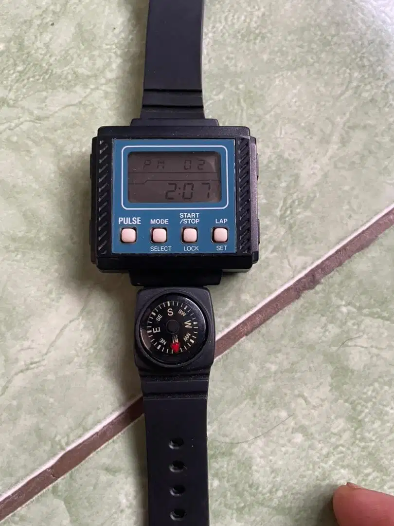 jam tangan merk monitor digital pulse bukan casio