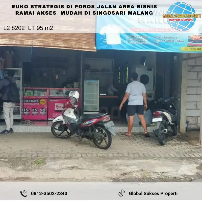 RUKO BAGUS HARGA BAIK DI SINGOSARI KABUPATEN MALANG.