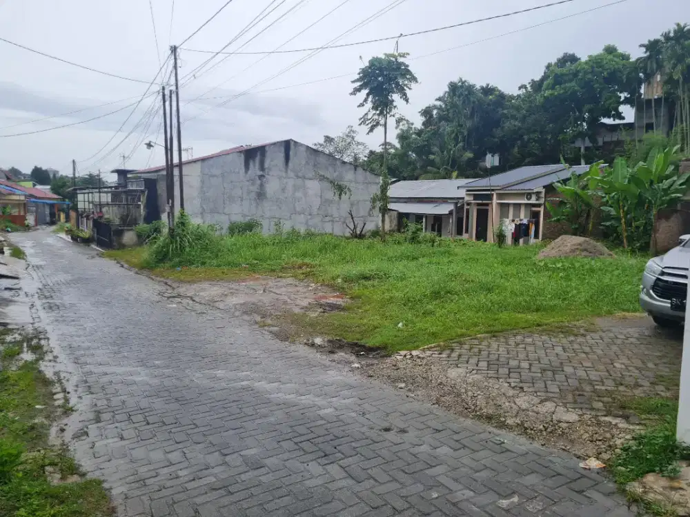 Dijual Tanah kaplingan tipe Hook ukuran 21m x 16m (LOKASI PLG DEPAN)