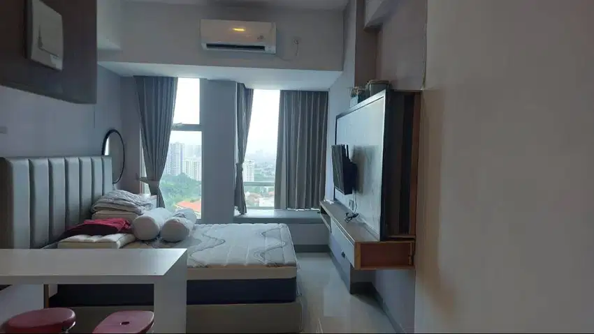 SEWA TAHUNAN ANDERSON TOWER STUDIO APARTEMEN LANTAI SEDANG 27m2