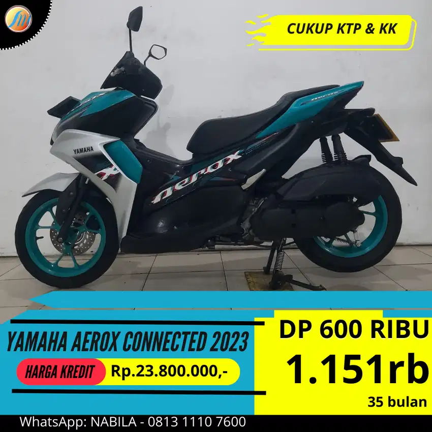 Yamaha AEROX CONNECTED 2023 KREDIT DP CUMA 600RIBU PROSES KILAT