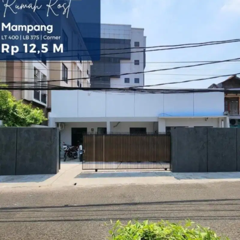 Jual Murah Kos Kosan at Mampang Prapatan 400sqm,harga 11.5M