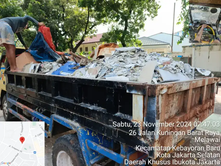 Jasa buang puing sampah