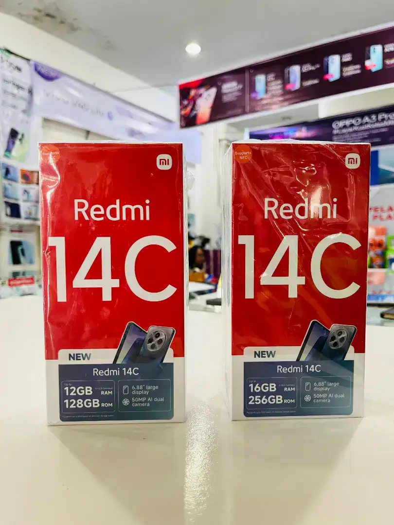 Redmi 14C RAM 6+6 GB ROM 128 GB [ Baru ]