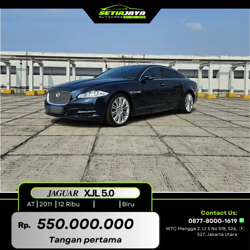 Jaguar XJL rare item, KM antik 11 ribu!!  Record !! Tangan pertama