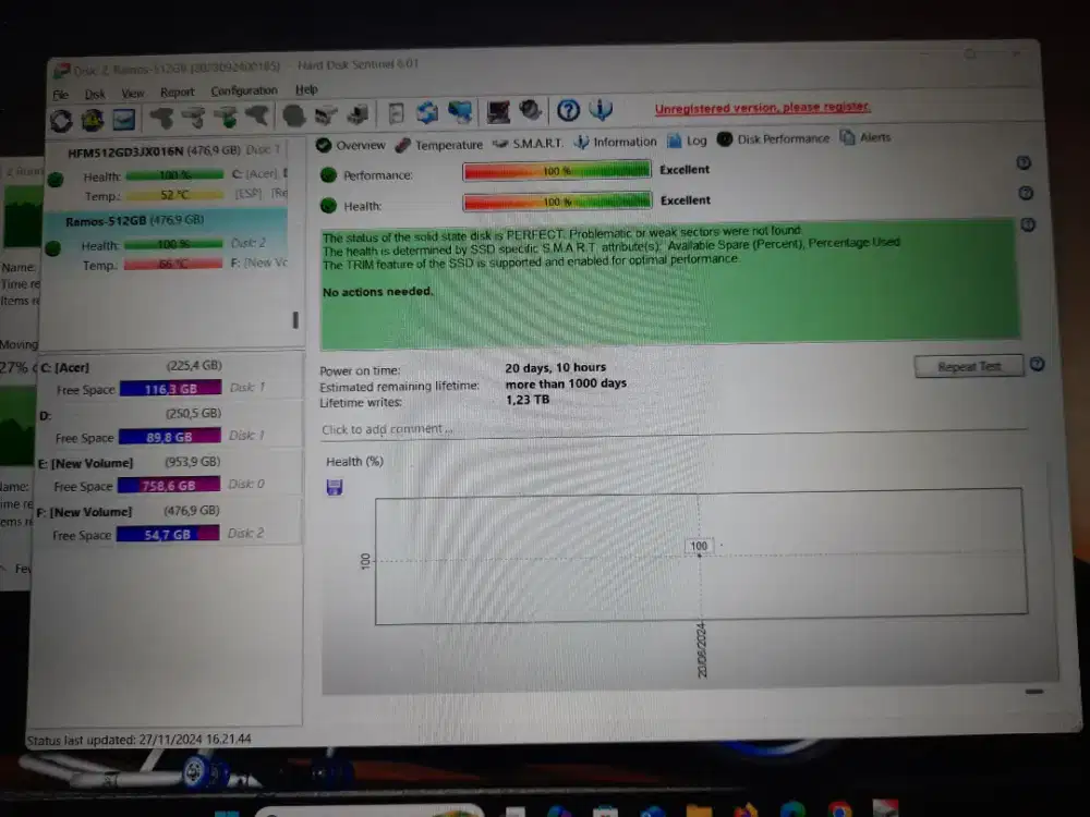 Ssd m.2 nvme 512gb, merek Ramos