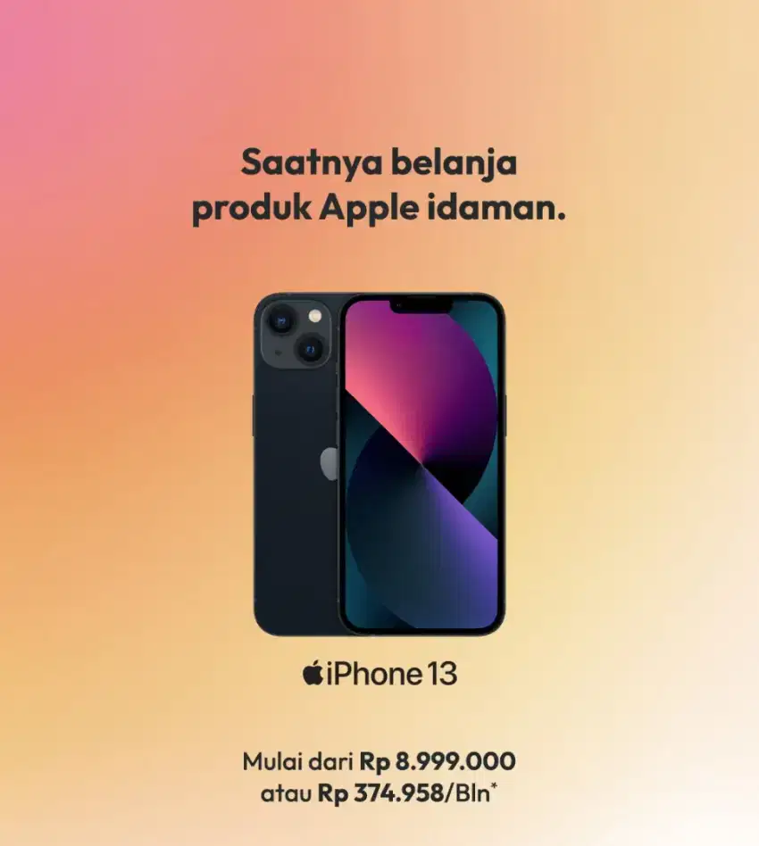 #Kredit iPhone 13 Proses 15 Menit Langsung Bawa