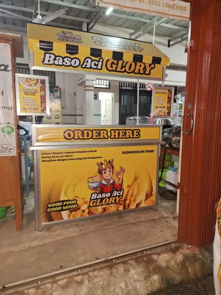 Gerobak portable ukuran 150x60