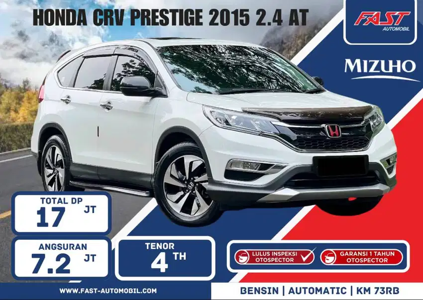 DP 17JT HONDA CRV PRESTIGE 2015 2.4 AT SUNROOF LOW KM.73RB #F7ST