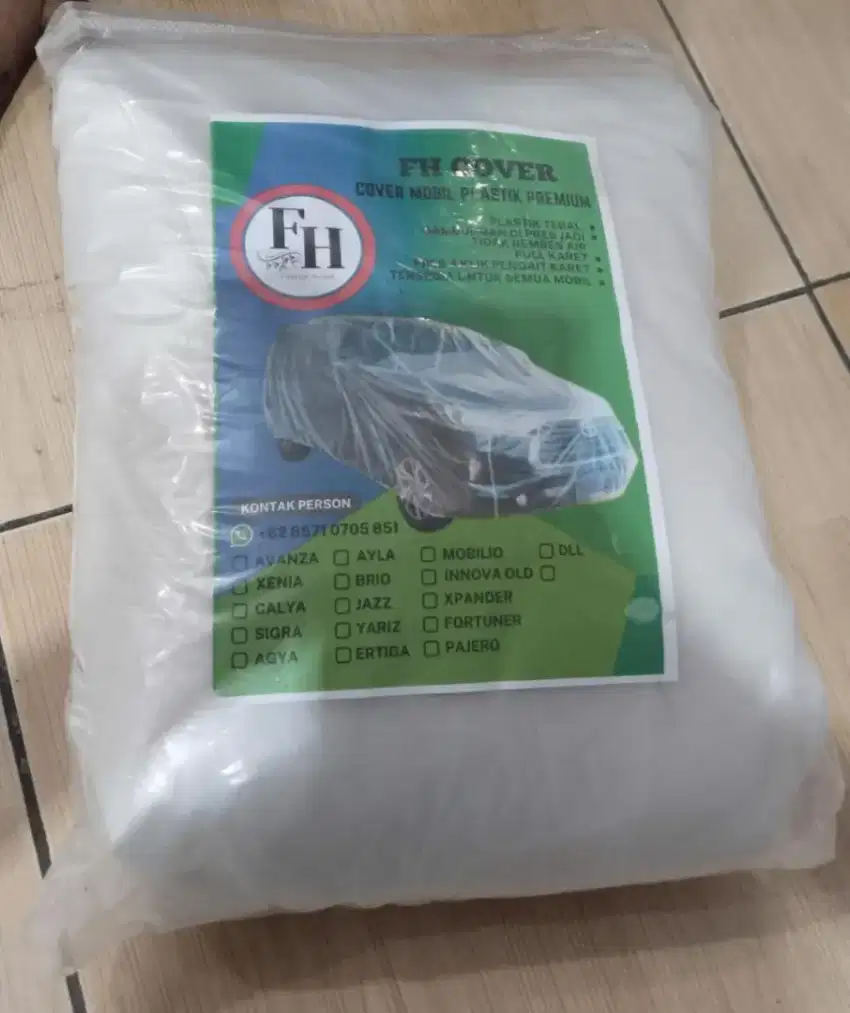 Bodi cover mobil plastik transparan