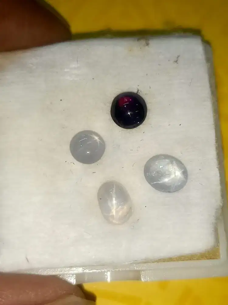 White/Milky Star sapphire srilangka noheat