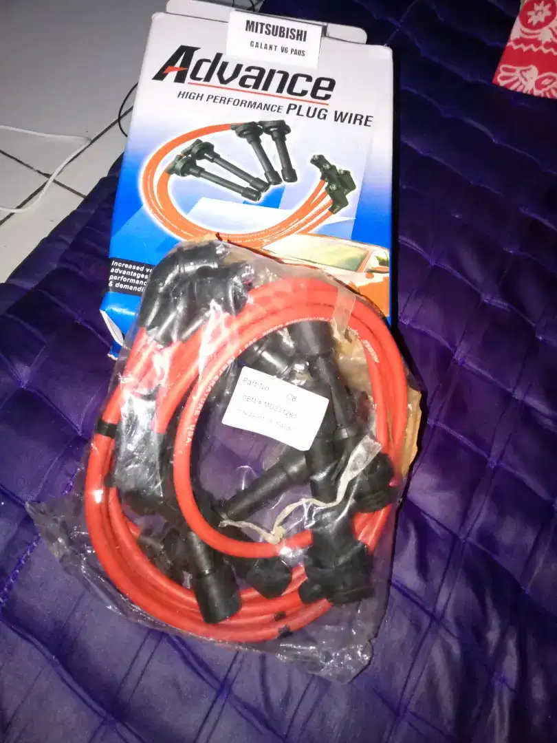 Kabel busi Mitsubishi Galant V6 lele paus