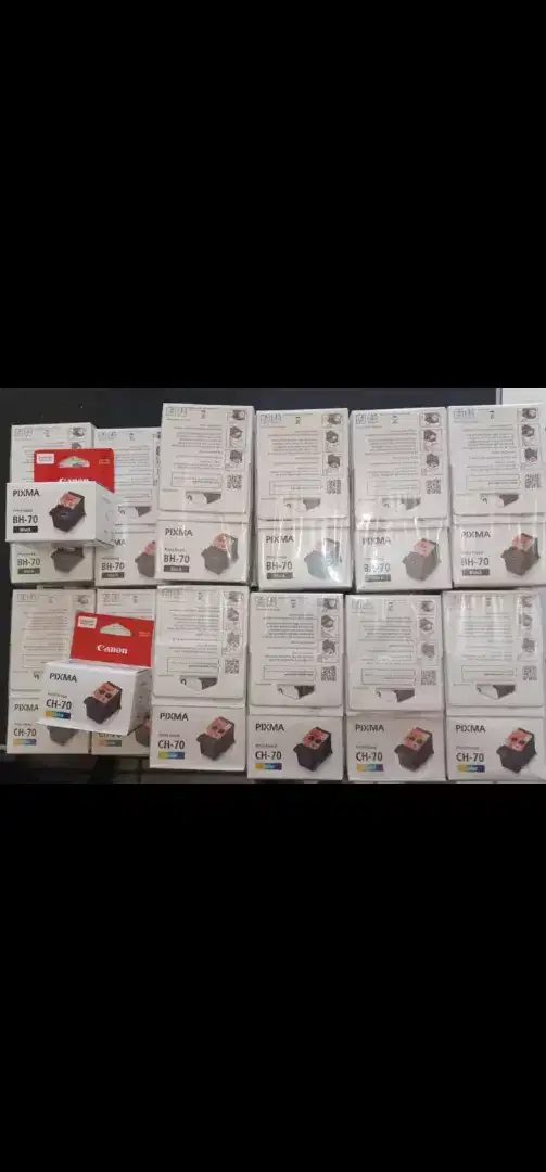 Siap tampung tinta cartridge printer baru dan bekas