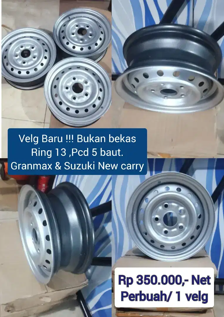 Velg ring 13 Granmax dan Suzuki New carry