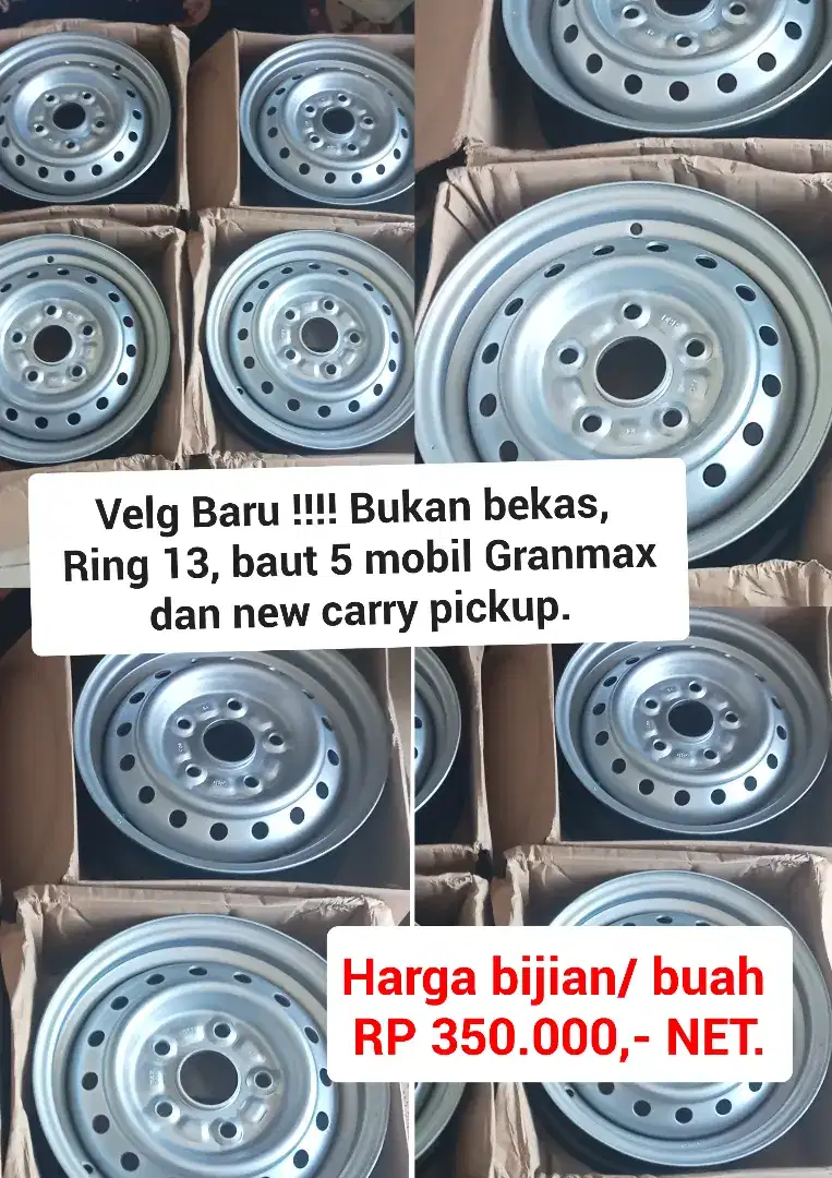 Velg ring 13 Granmax dan Suzuki New carry