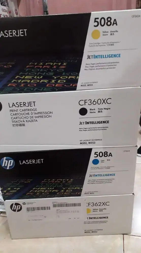 Siap tampung tinta cartridge printer baru dan bekas
