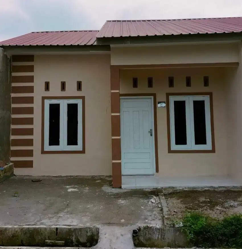 Rumah subsidi ukuran 6*20 DP 23 Jt all in di sei meincirim