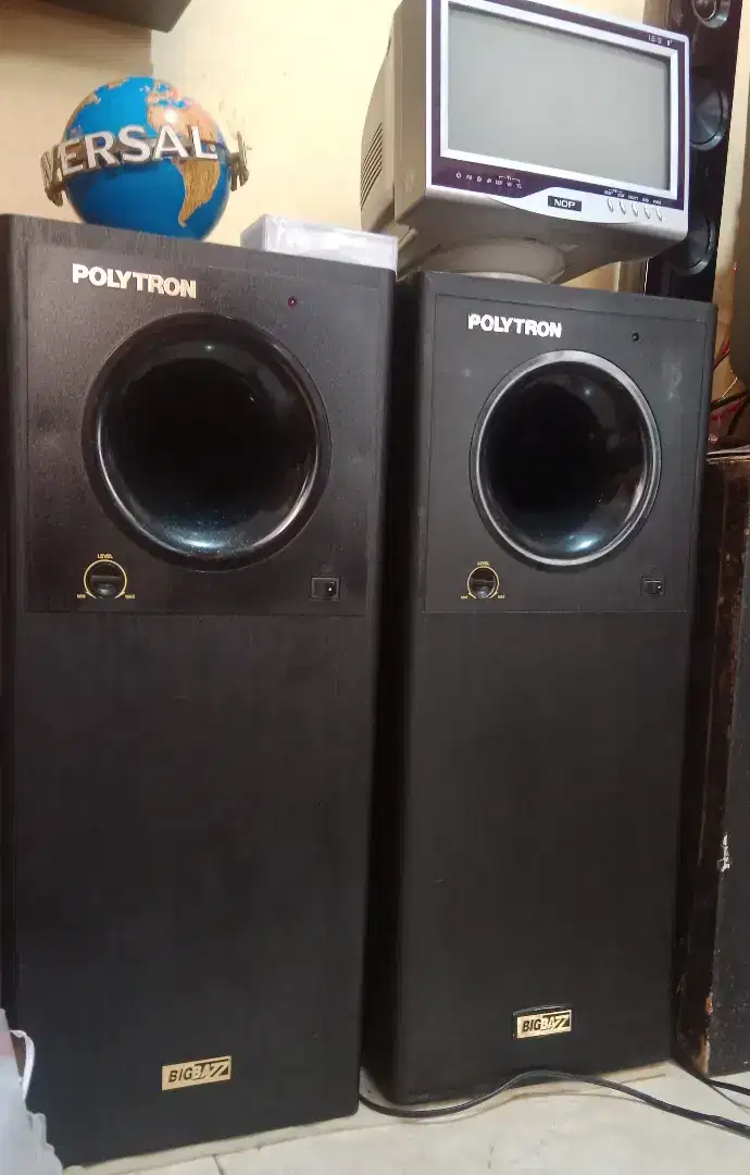 Subwoofer aktif polytron 500 watt