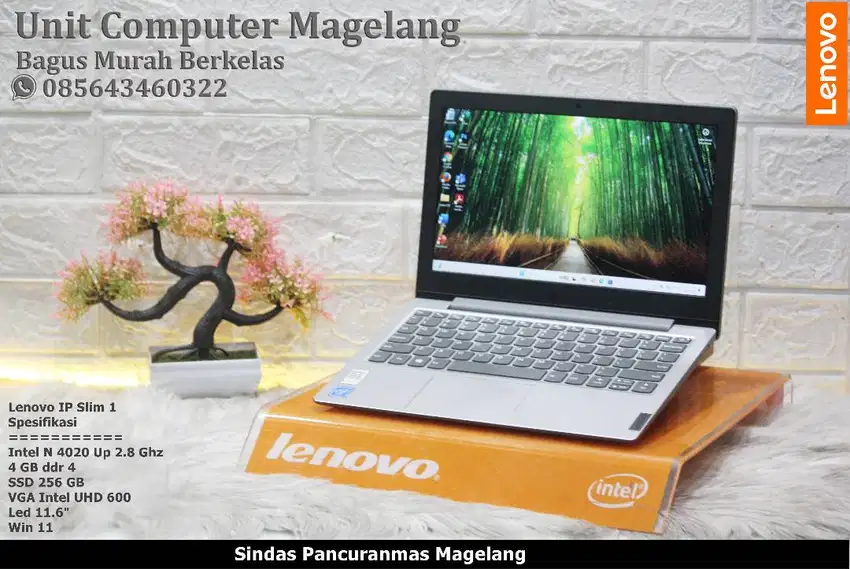 Lenovo IP Slim 1 Intel N4020 2.8 Ghz/ram 4 GB/SSD 256 GB/Win 11