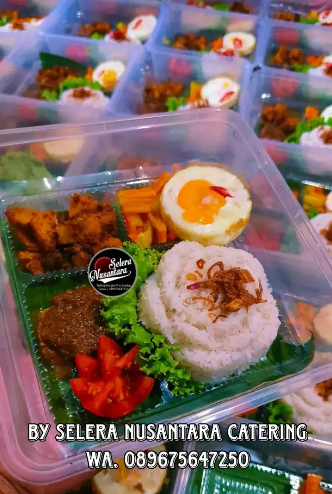 Nasi rames box praktis