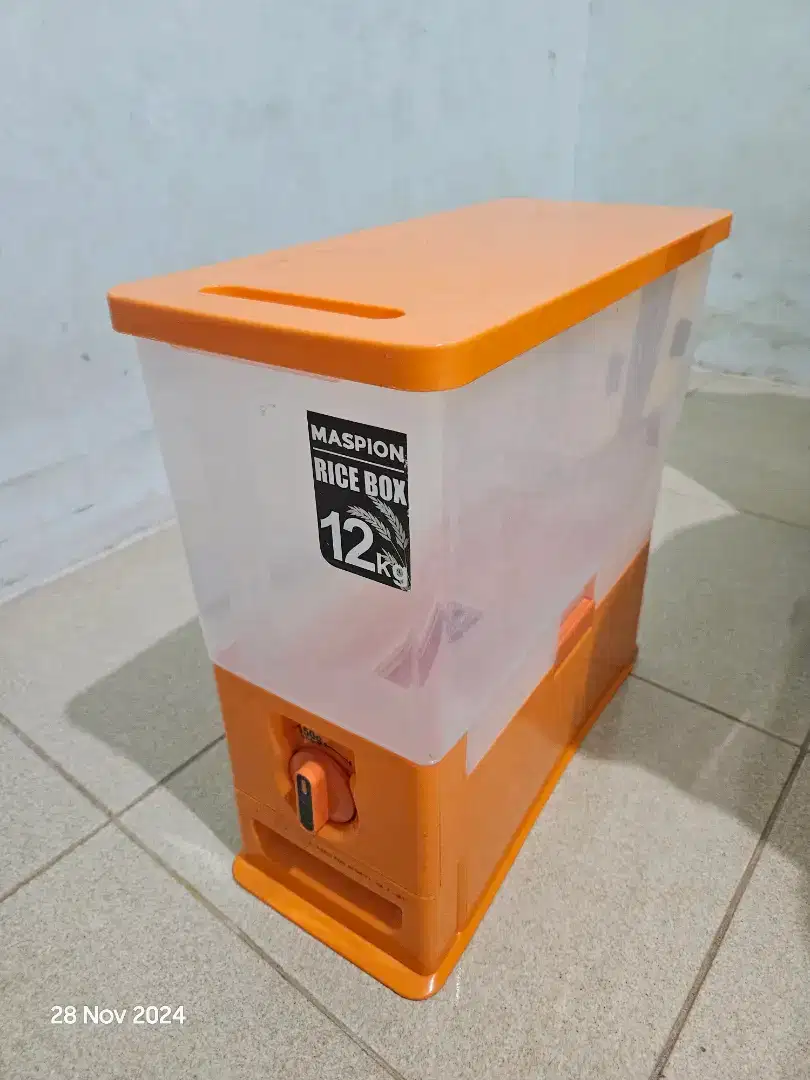 RICE BOX TEMPAT BERAS MASPION 12KG