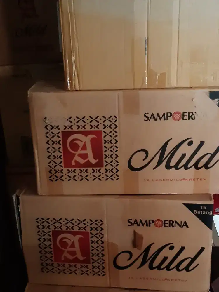 Dus bekas rokok GG Sampoerna ukuran besar