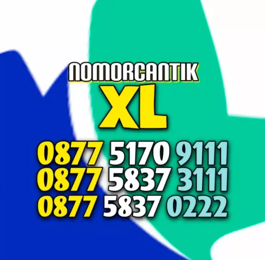 (bisa COD) Nomor Cantik KARTU XL PRA BAYAR isi pulsa seri 111 222