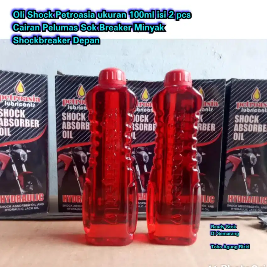 Oli Shock Petroasia ukuran 100ml isi 2 pcs Cairan Pelumas Sok Breaker