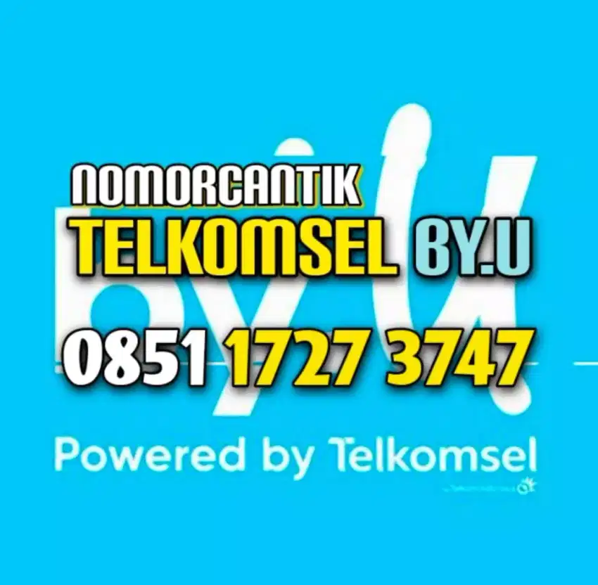 (bisa COD) Nomor Cantik Kartu TELKOMSEL by.U byU seri 1727 3747