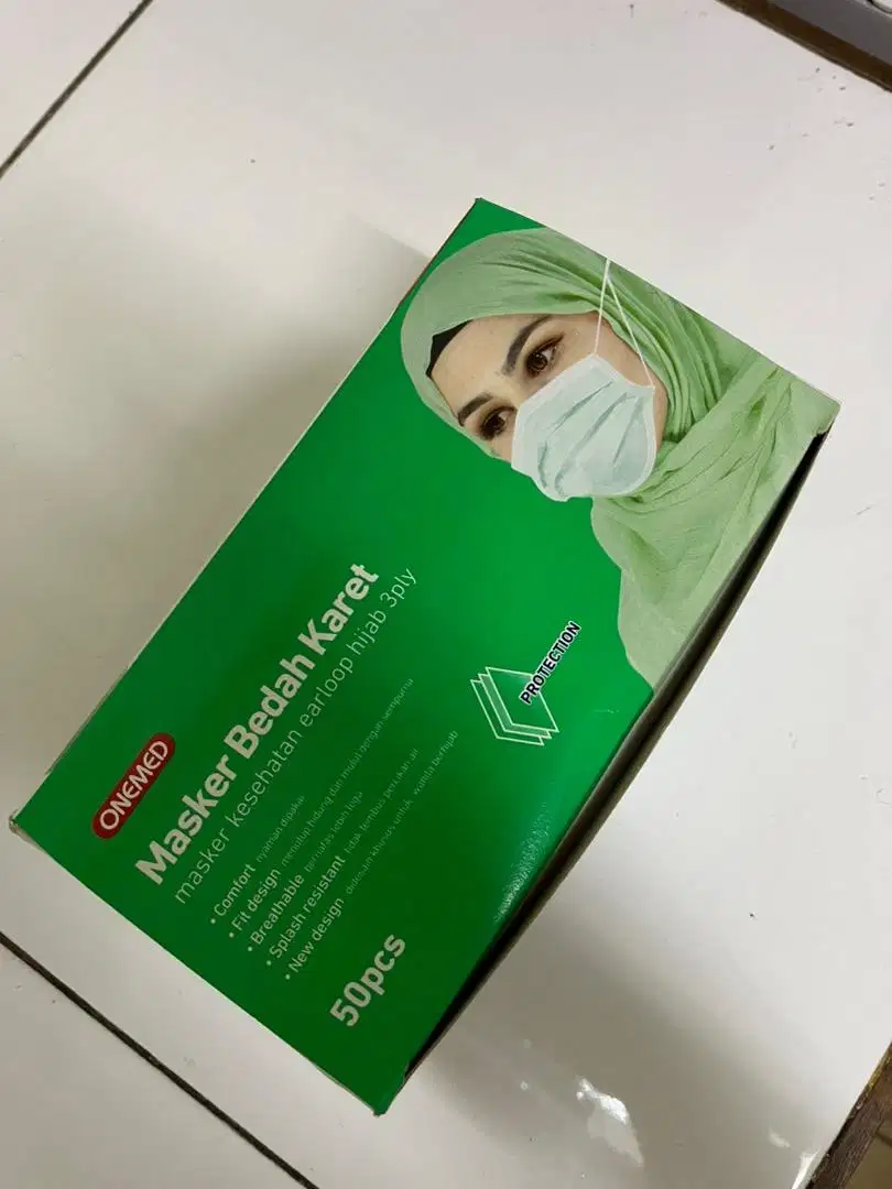 Masker hijab praktis