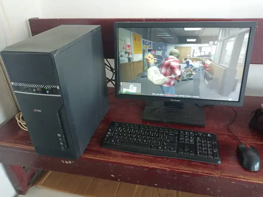 PC FULLSET AMD A6 6400K RAM 8 GB MONITOR 22 INCH