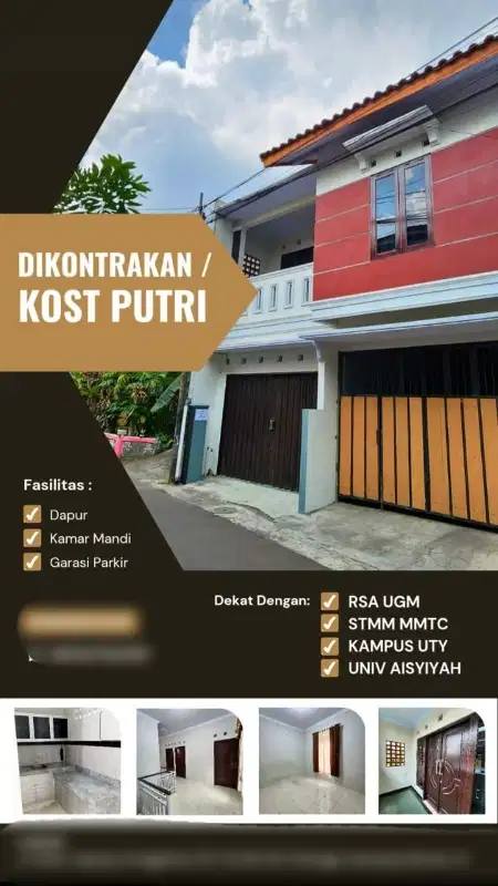 Dikontrakkan Rumah di Seputaran Barat Terminal Jombor