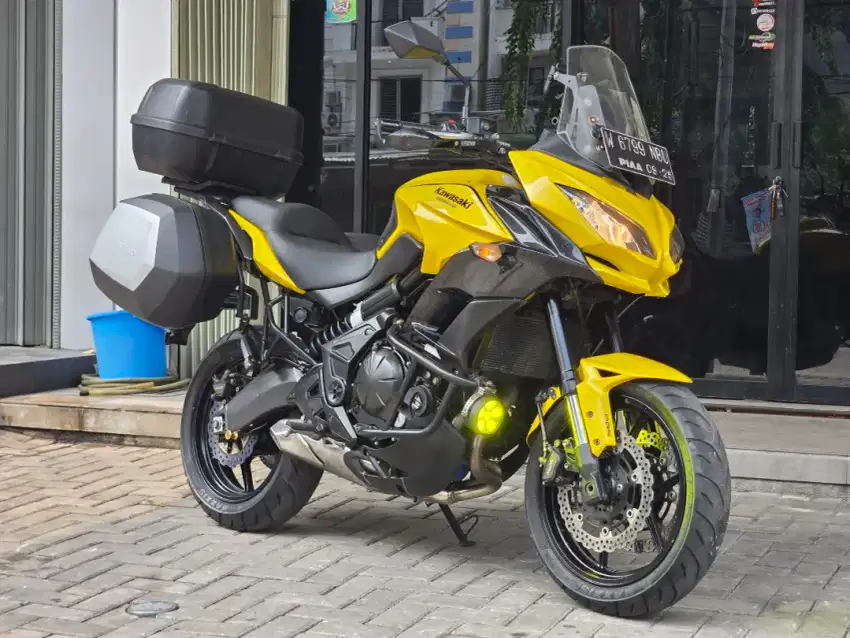 Moge Turing Kawasaki Versys 650 th 2015 Odo 17rb Modif Tourpack Kuning