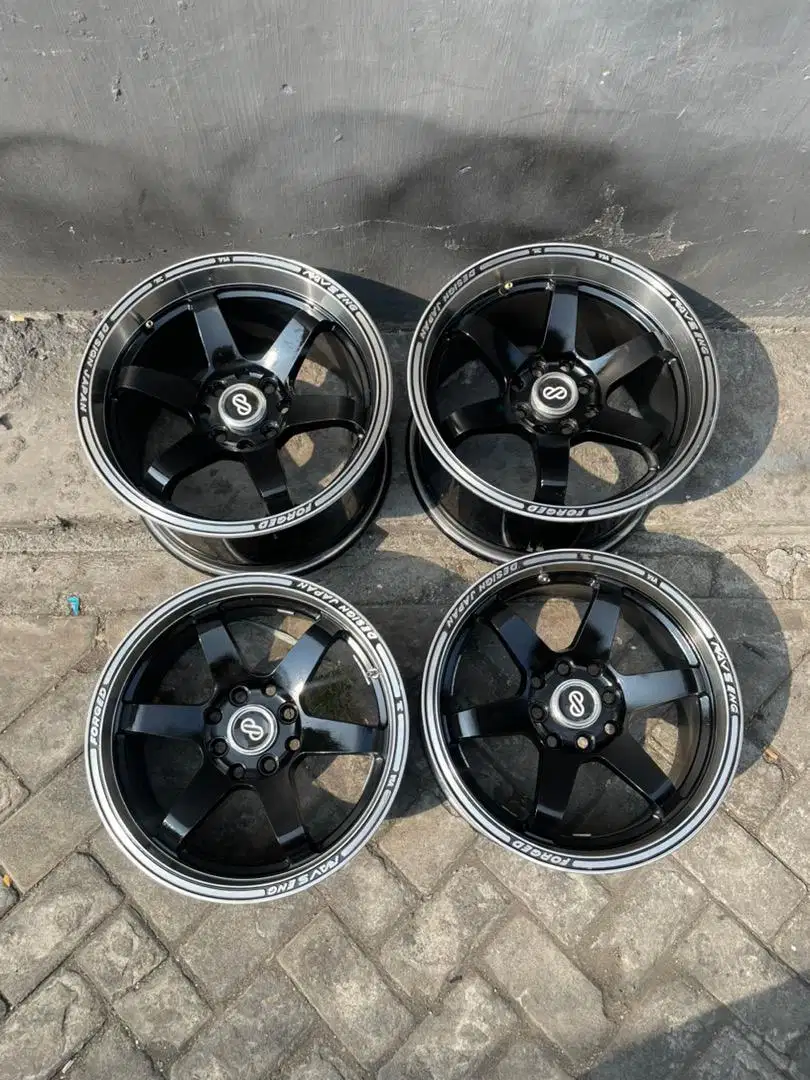 VELG TE37 L7/8.5 PCD 4x100/114 Bisa paket ban 185/65/15 BARU/bekas