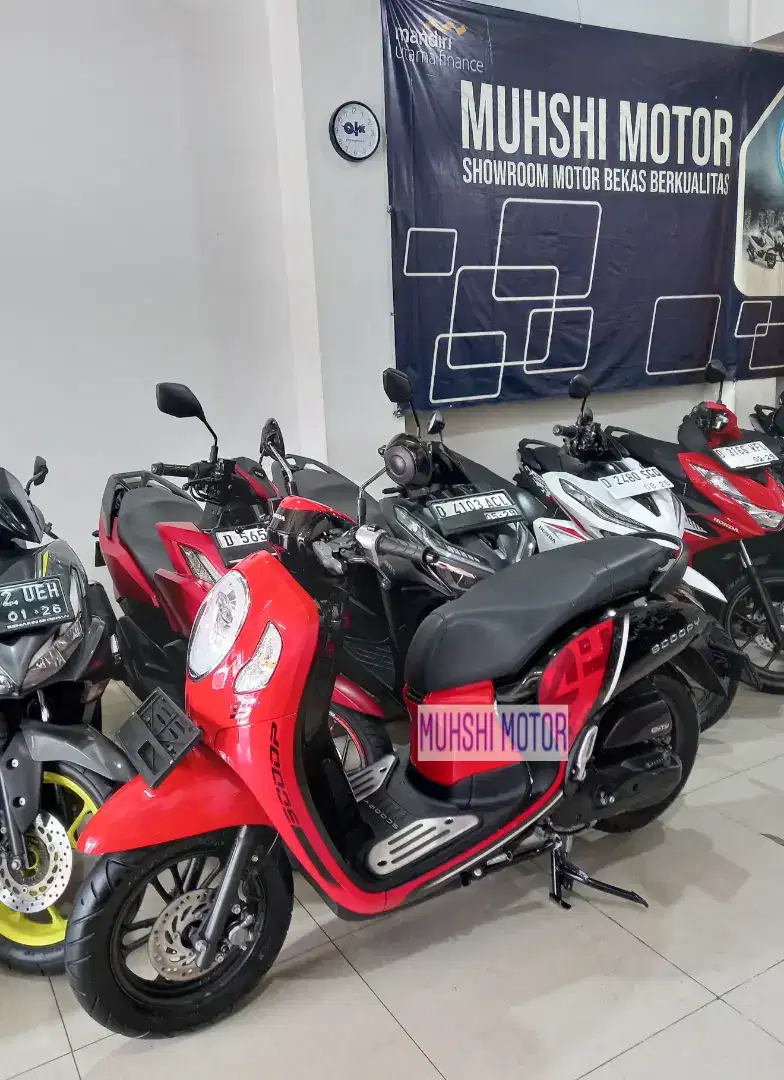 KM 7.000 SCOOPY FI SPORTY 2021, SEPERTI BARU, MUHSHI MOTOR.