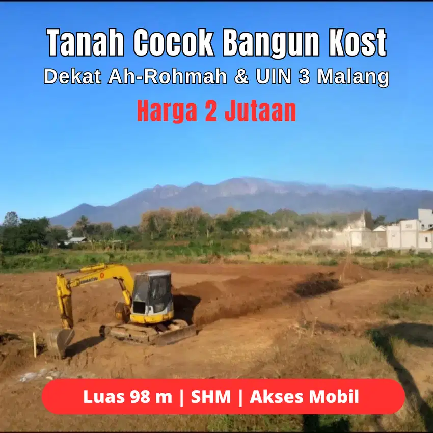 Jual Tanah SHM Murah Dau Malang