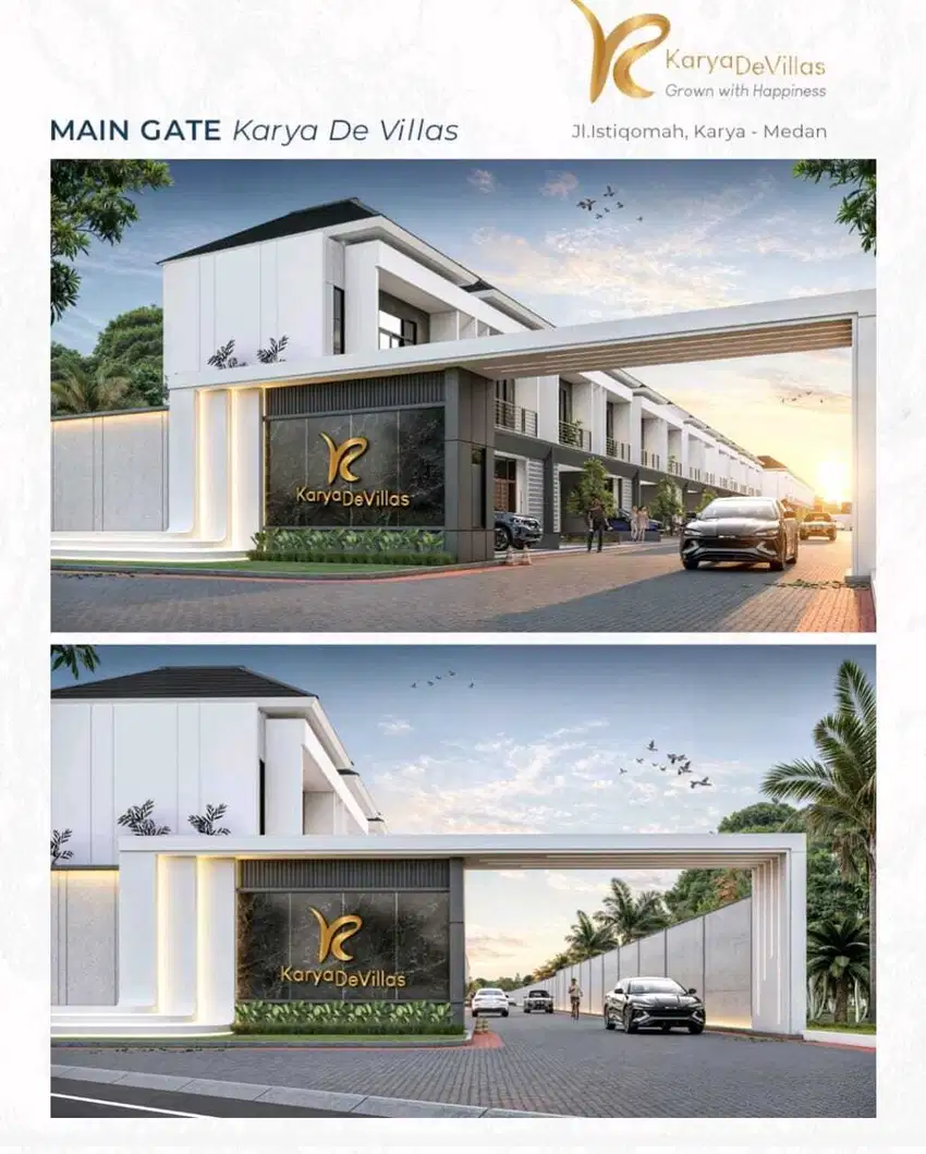 Villa di Medan Helvetia Komplek Karya De Villas