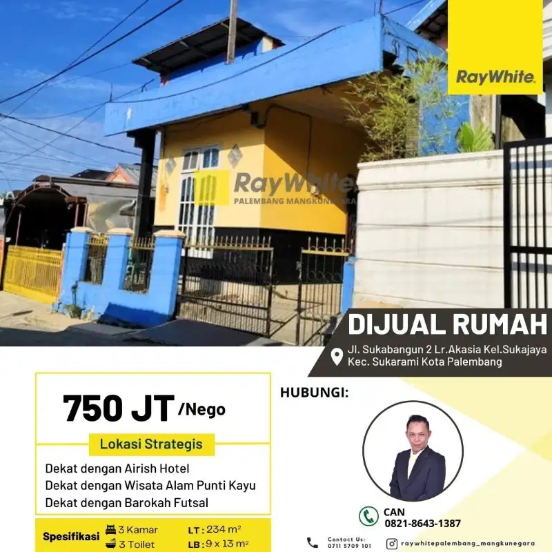 DIJUAL RUMAH SUKABANGUN palembang