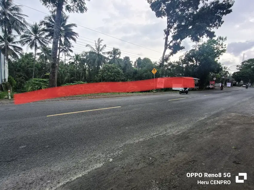 Tanah kosong buat gudang jln raya Pageraji Cilongok Purwokerto Banyuma