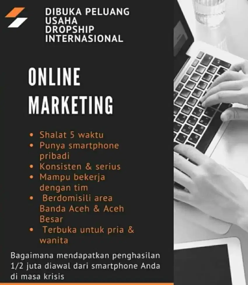 Dibuka loker bisnis online