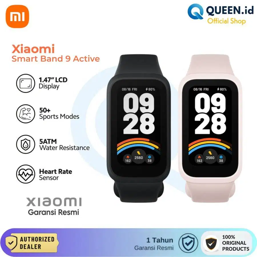 Xiaomi Smart Band 9 Active Mi Resmi Amazfit honor 3 4 6 Huawei 7 8